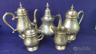 Set di 6 pezzi brocche latte caffè zucchero latte