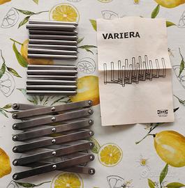 Ikea Variera porta coperchi inox