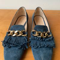 Mocassino donna n,37 blu