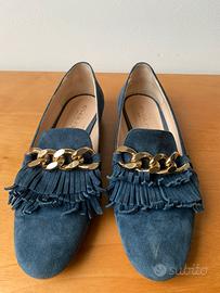 Mocassino donna n,37 blu