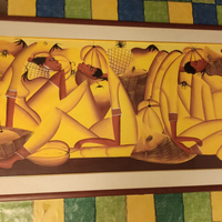 Quadro moderno del famoso pittore haitiano Casimir