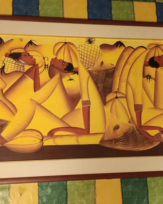Quadro moderno del famoso pittore haitiano Casimir