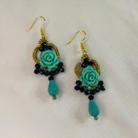 orecchini in chiacchierino fatti a mano