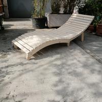 Lettino da giardino pieghevole relax