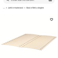 doghe legno base letto ikea malm 