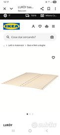 doghe legno base letto ikea malm 