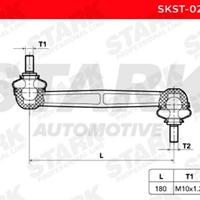 COPPIA BIELLETTE ASSALE POSTERIORE ALFA 147/156