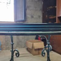 tavolo in ferro e vetro