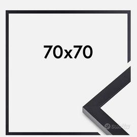 Cornice 70x70 nera