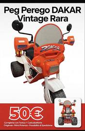 Moto elettrica Peg Perego Dakar vintage