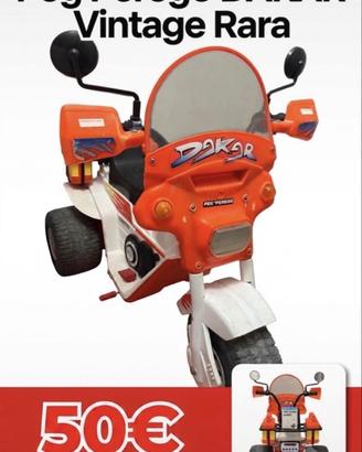 Moto elettrica Peg Perego Dakar vintage