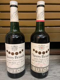 2 bottiglie vintage Cherry Brandy Gio. Buton & C.
