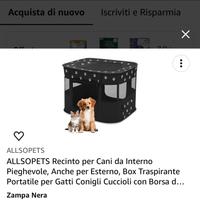 RECINTO CANI PER INTERNO
