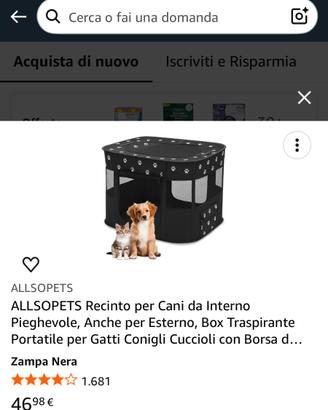 RECINTO CANI PER INTERNO