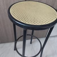 Sgabello finta paglia di Vienna