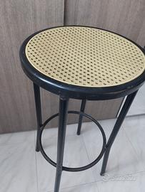 Sgabello finta paglia di Vienna