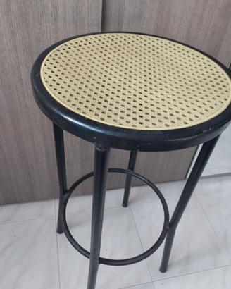 Sgabello finta paglia di Vienna