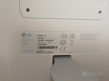Monitor LG 27UL500P-W 27" 4K UHD IPS HDR