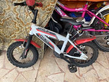 Bicicletta da bambino, marca Dino, rap