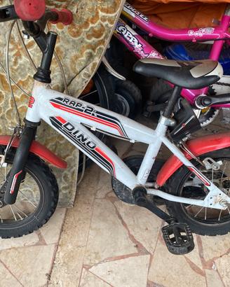 Bicicletta da bambino, marca Dino, rap
