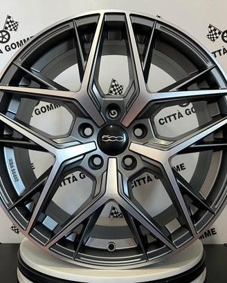 4 CERCHI IN LEGA FIAT 500X CROMA DA 18 NUOVI
