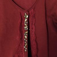 cardigan motivi, bordeaux 