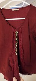 cardigan motivi, bordeaux 