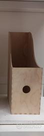 RACCOGLITORI IKEA IN LEGNO NATURALE PER RIVISTE