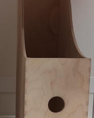 RACCOGLITORI IKEA IN LEGNO NATURALE PER RIVISTE