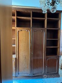 Libreria in legno massello