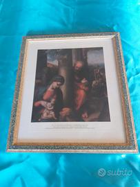 Quadro Adorazione dei Magi del Correggio
