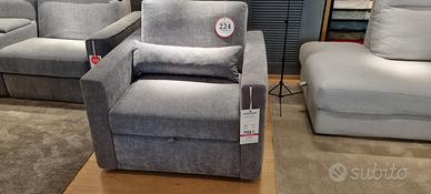 Poltrona letto poltonesofà - con topper in più