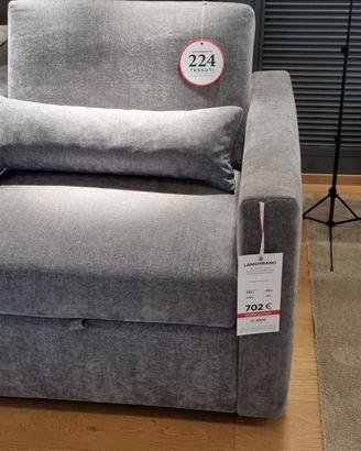 Poltrona letto poltonesofà - con topper in più