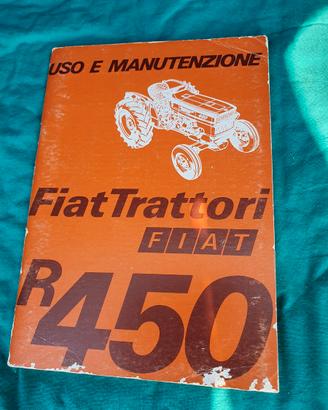 Libretto uso/manutenzione Trattore Fiat R 450
