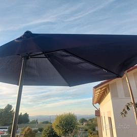 Ombrellone da giardino a mazzaluna 