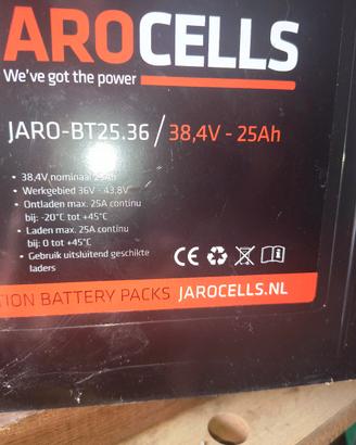 batteria 36v 25 ampere 