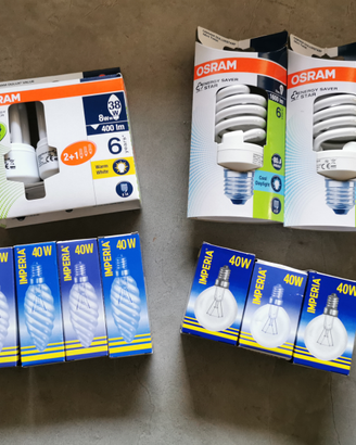 Lampadine e27 e14 nuove