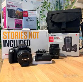 Canon EOS 4000D + Obiettivo 18-55mm DC III