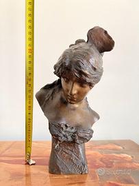 Scultura bronzo Davide Calandra