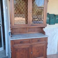 credenza italiana fine 800 in noce