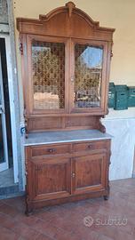 credenza italiana fine 800 in noce