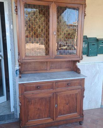 credenza italiana fine 800 in noce