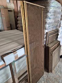 Griglie con rete in ottone