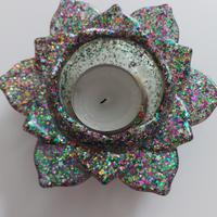 Porta candela e camaleonte 