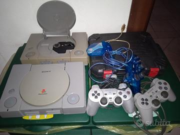 2 PlayStation 1 console 