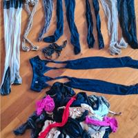 lotto di calze collant e autoreggenti 