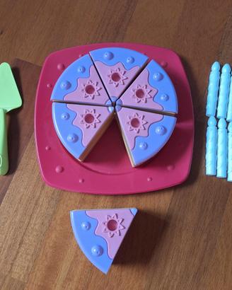 Set torta di compleanno giocattolo