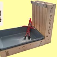 Lettiera Porta Fieno in Legno Naturale – At