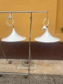 Coppia di lampadari cappello di strega