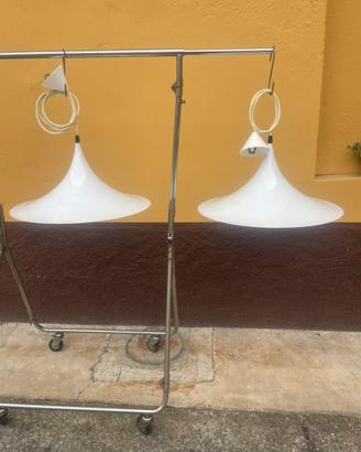 Coppia di lampadari cappello di strega